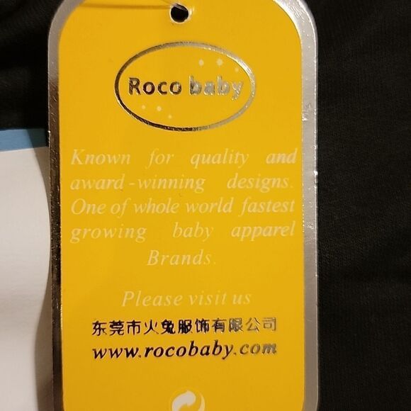 ROCO BABY BLACK "TikTok" HOODIE, SIZE 90 - 2T - NEW! - Picture 4 of 7